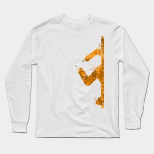 Portal (Orange Half) Long Sleeve T-Shirt